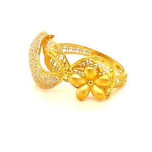 22k gold turkish sheild ring