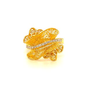 22k gold turkisk hebes ring