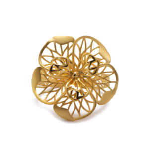 22k yellow gold charming ring