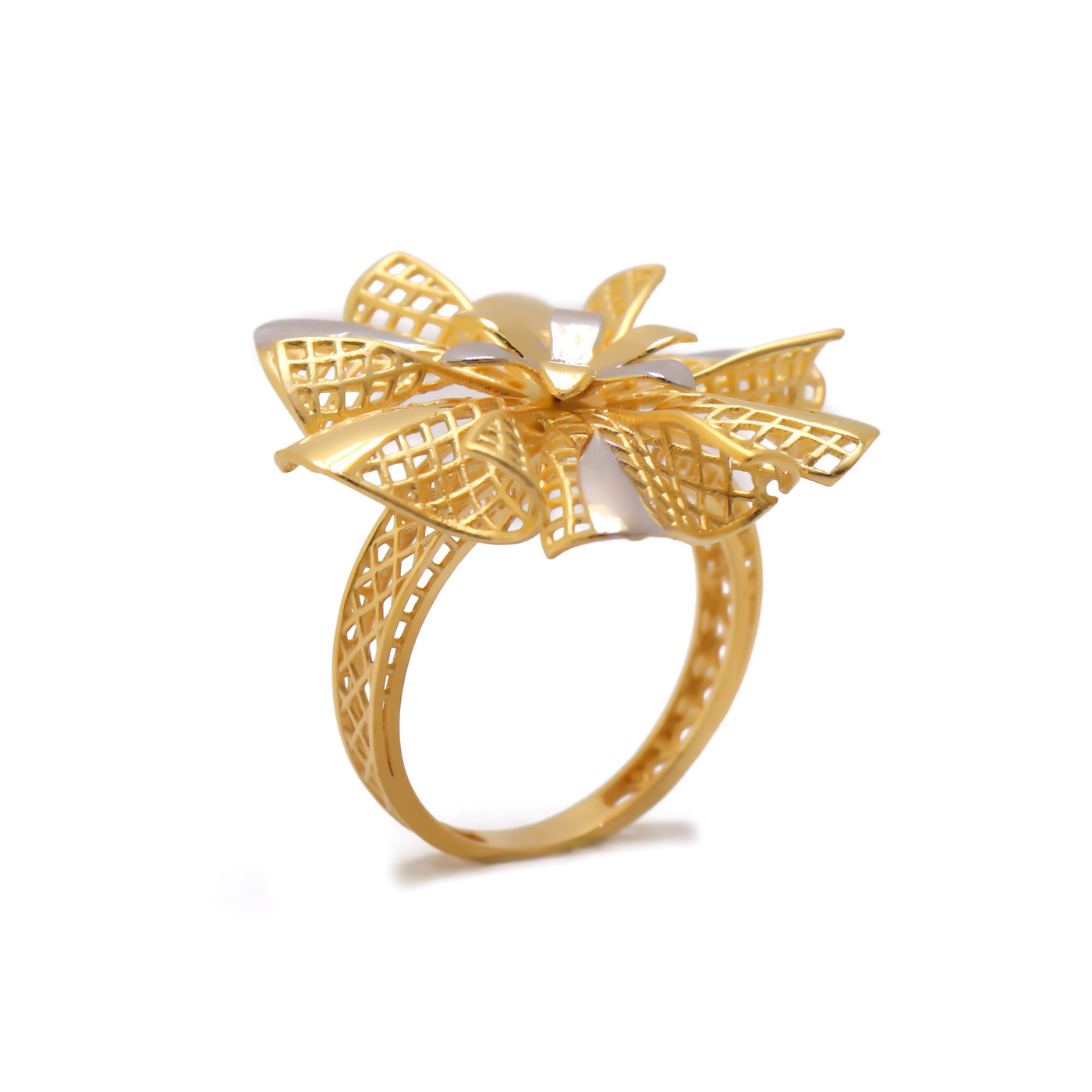 22k yellow gold daisy- dee ring - Image 2