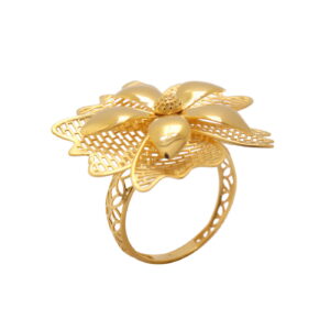 22k yellow gold evergreen sheen ring