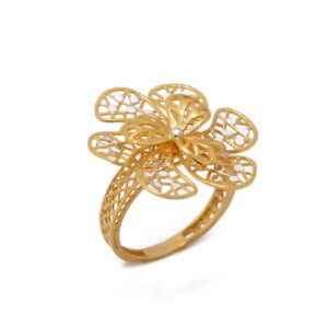 22k Yellow Gold Fresh Bloom Ring