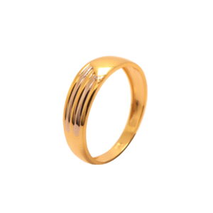 22k  yellow gold plain corinna bands