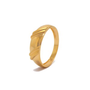 22k  yellow gold plain love bands