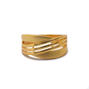 22k Gold Plain Roman Ring