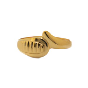22k Gold Plain Up n Arise Ring