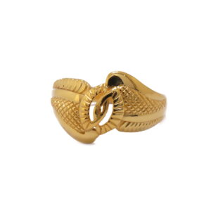 22k Gold Plain Together Forever Ring