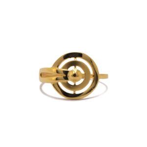 22k Gold Plain Orbit Ring