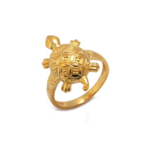 22k Gold Plain Turtle Ring