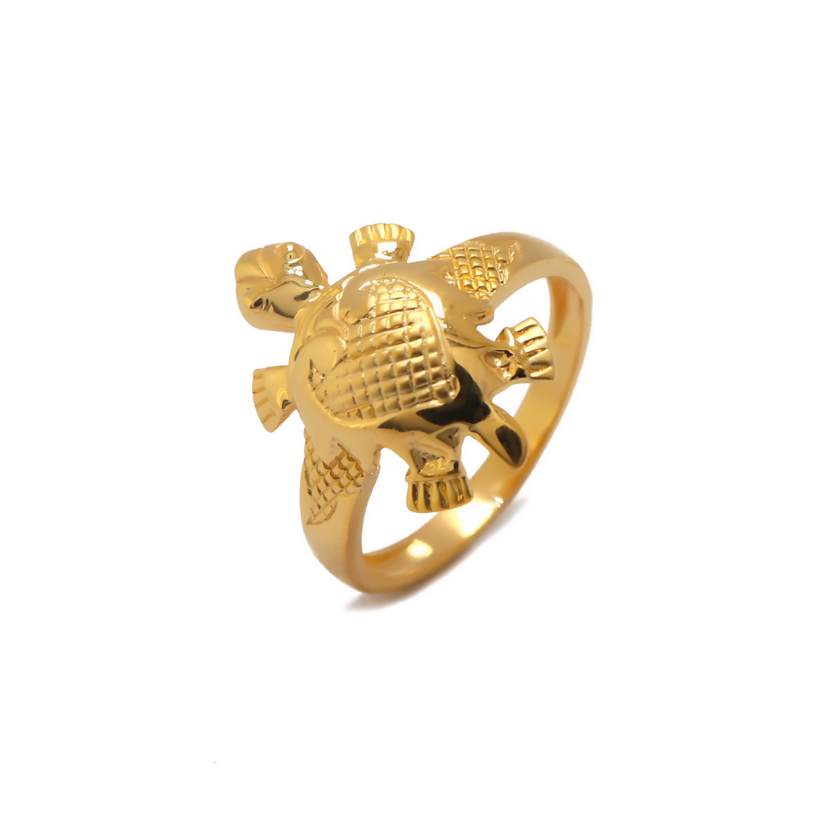 22k Gold Plain Tortoise Ring
