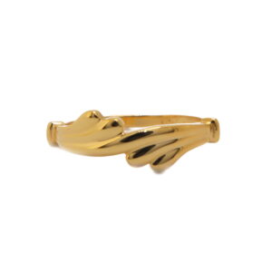 22k Gold Plain U n Me Ring