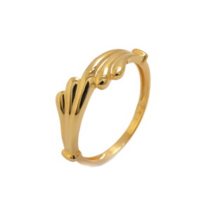 22k Gold Plain U n Me Ring