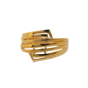 22k Gold Plain Perfect Symmetry Ring