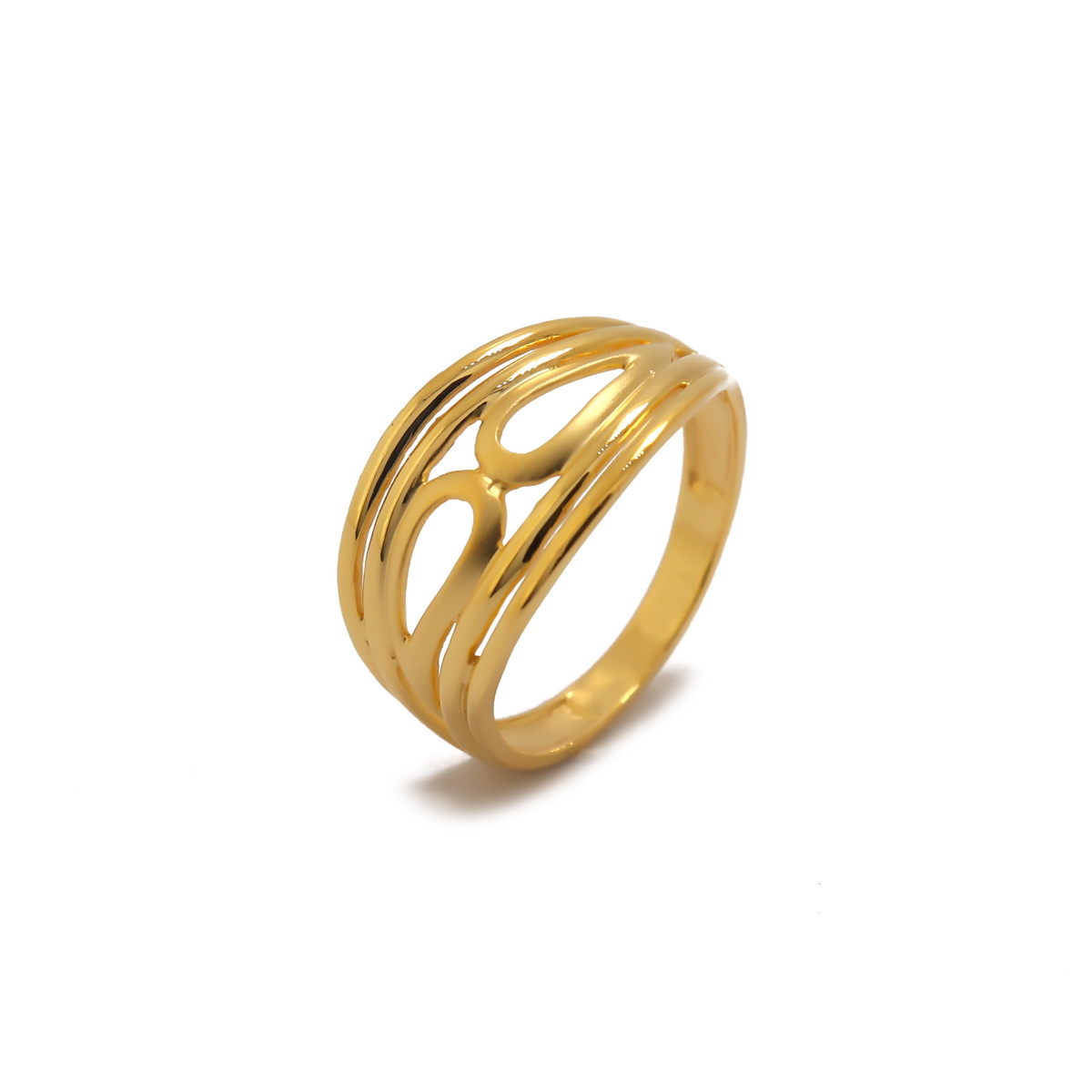 22k Gold Plain Connecting Ring