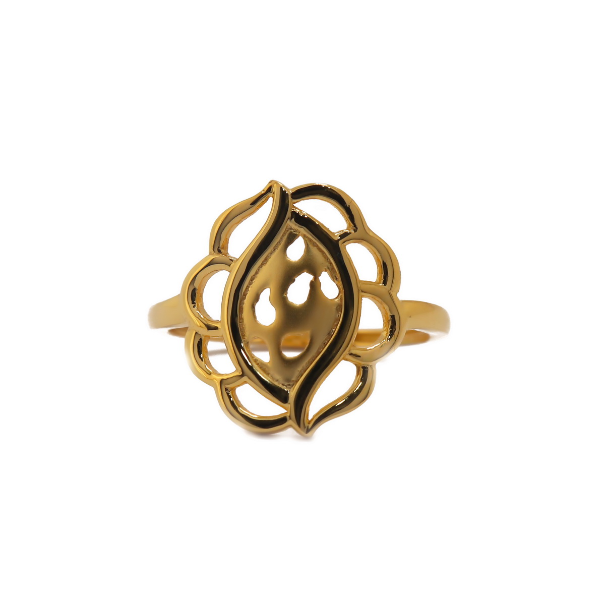 22k Gold Plain Traditional Ring - Image 2