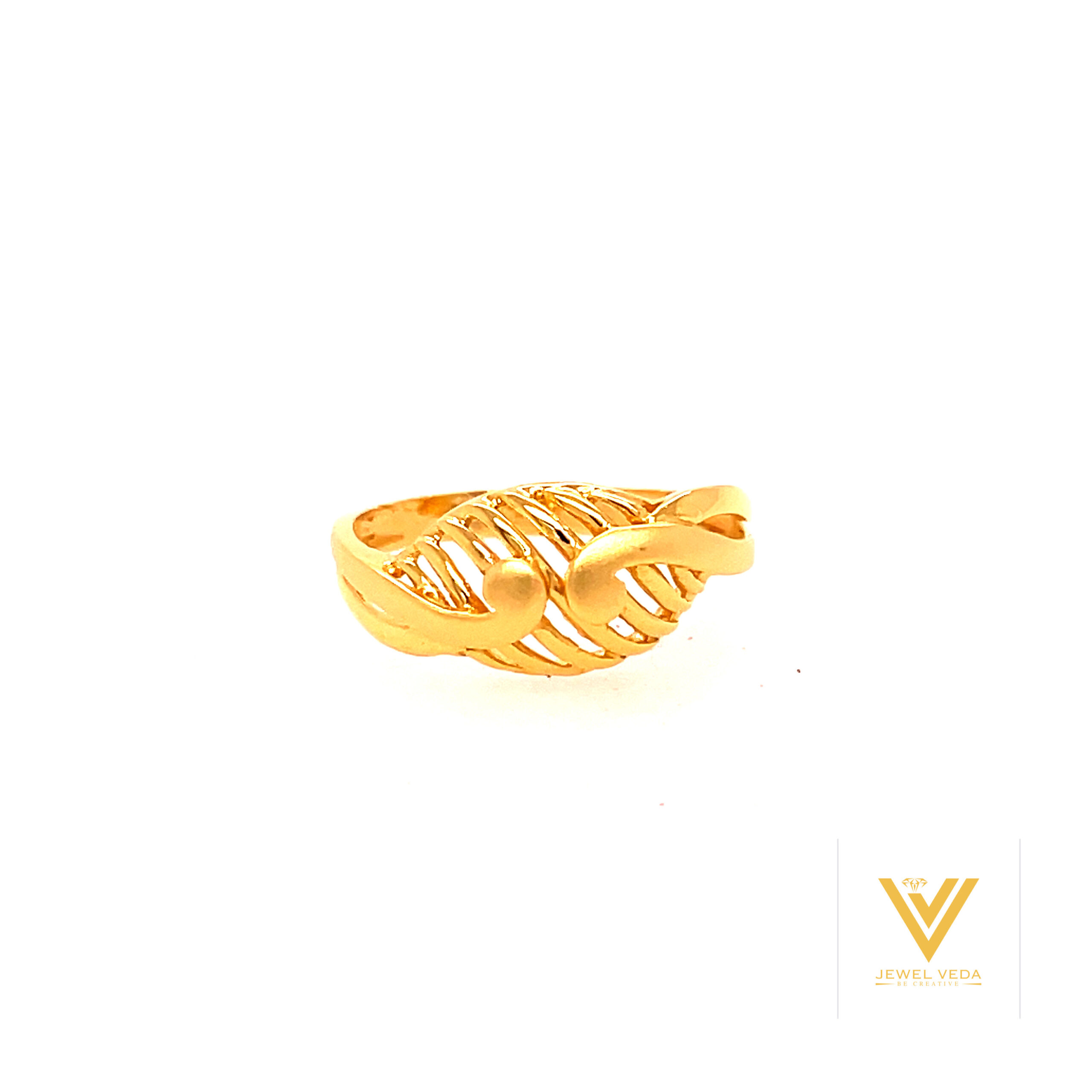 22k Gold Plain Ring - Image 3