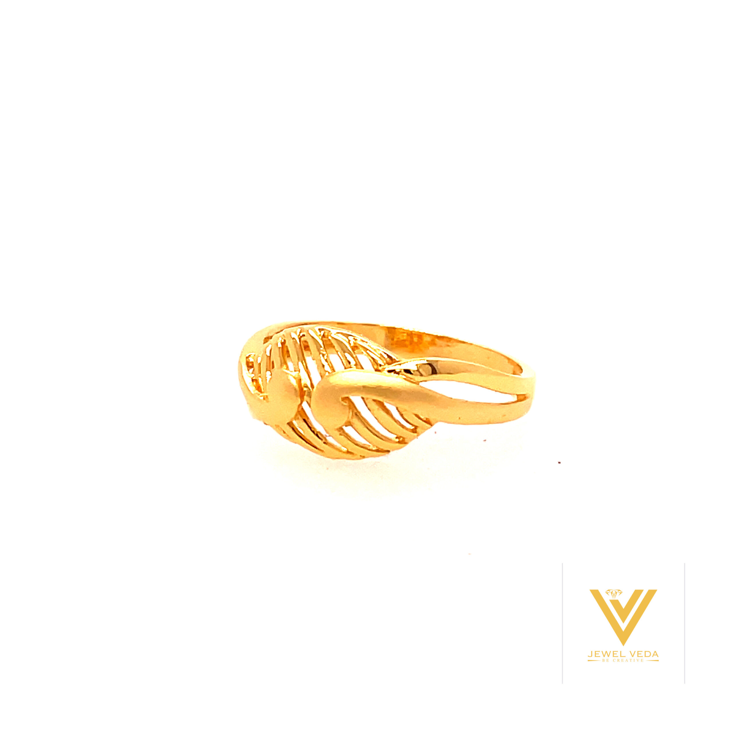 22k Gold Plain Ring - Image 2
