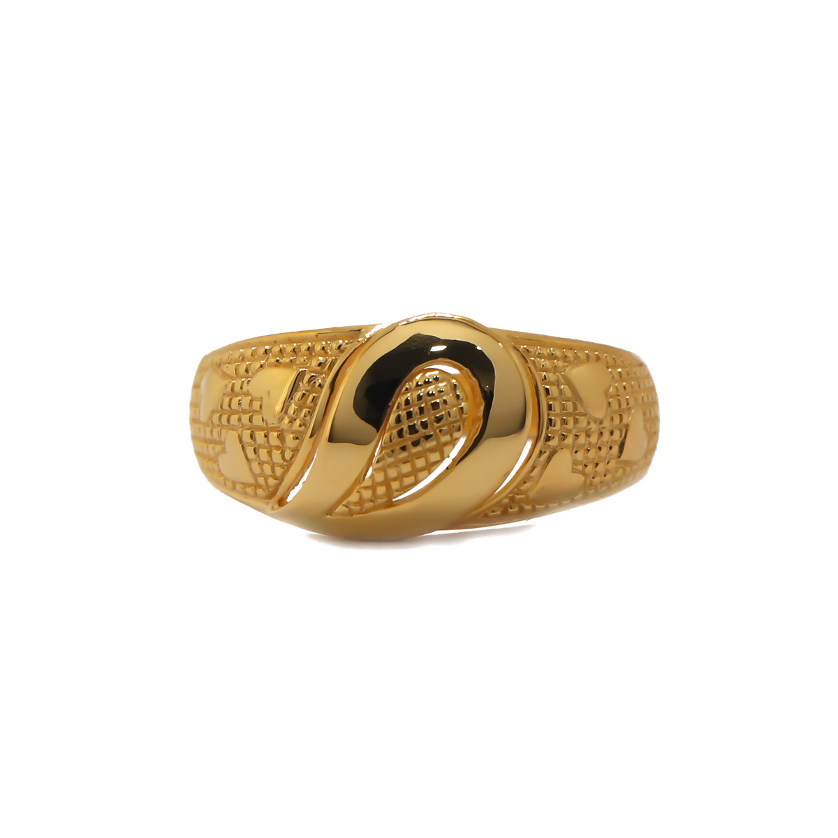 22k Gold Plain Ladder Of Love Ring - Image 2