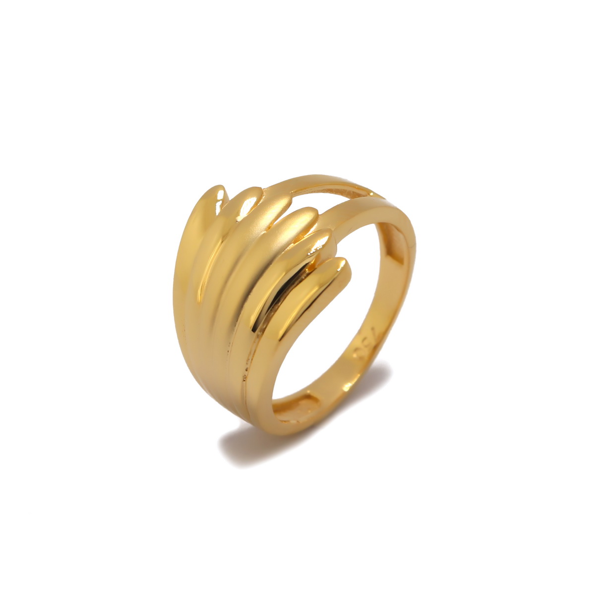 22k Gold Plain Morning Dew Ring