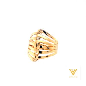 22k Gold Plain Orbit Ring