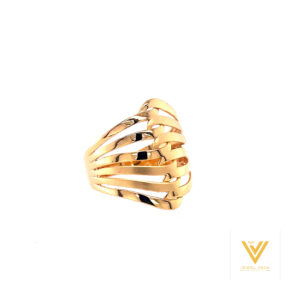 22k Gold Plain Orbit Ring