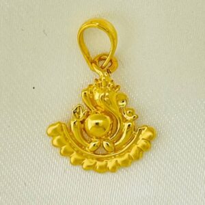 916 Gold Solid Ganpatiji Pendants