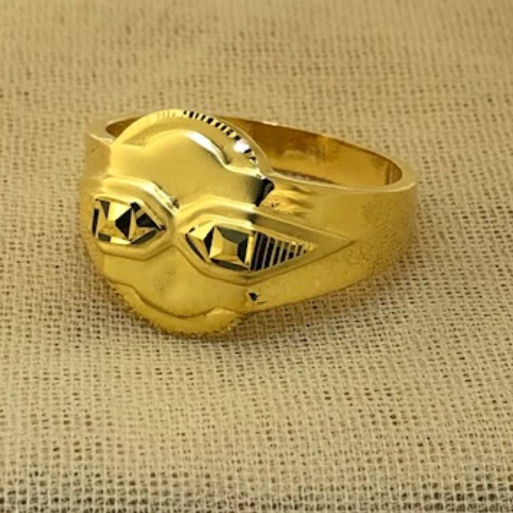 916 gold plain ring