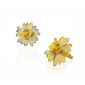 Begum collection Natural Flower Design With Chex Ring
