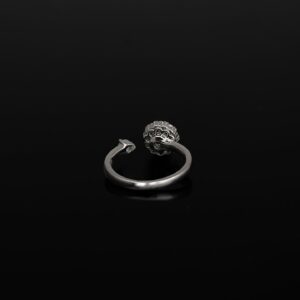 Solitaire spin ring