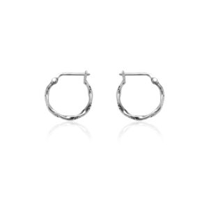 Oxidised Vintage Hoops