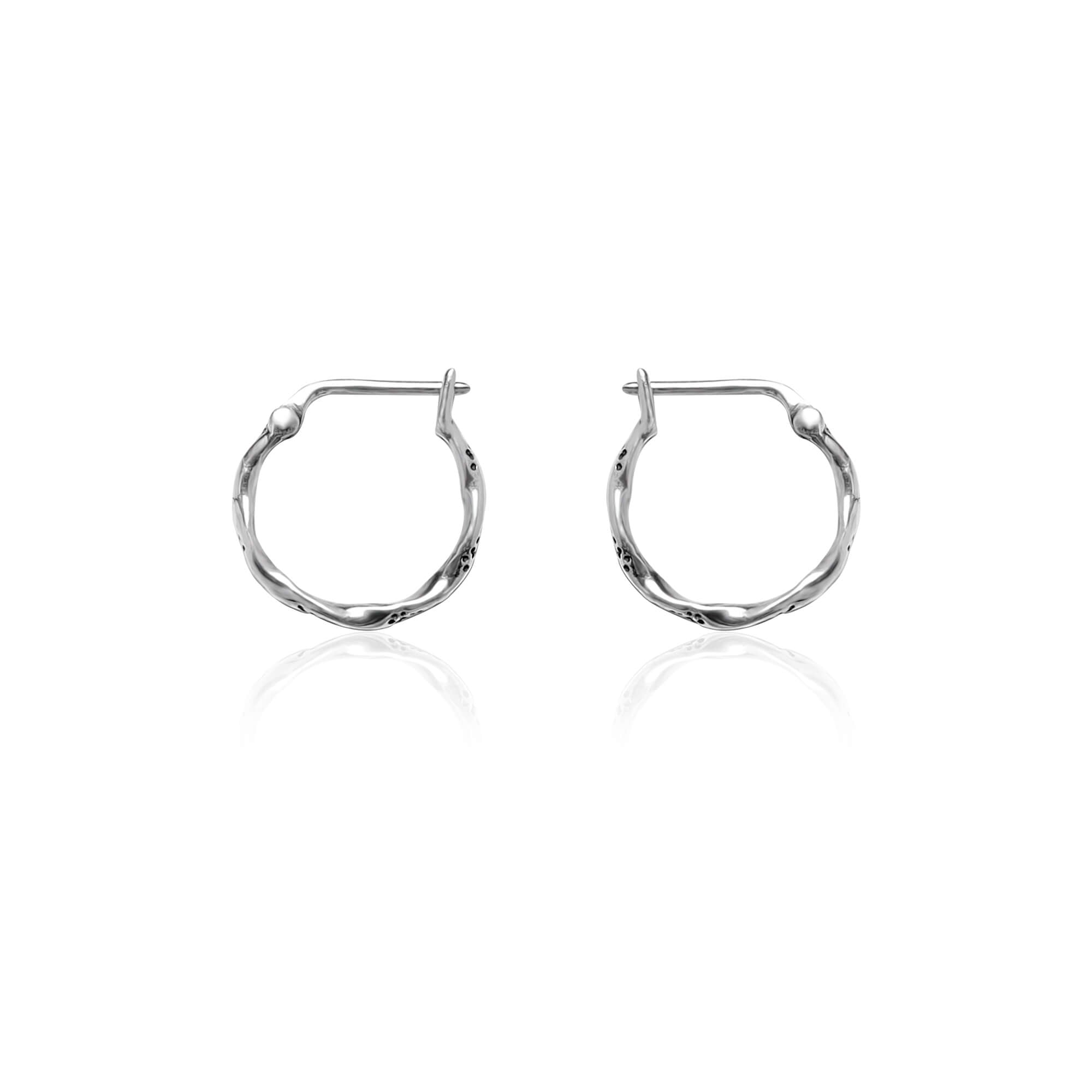 Oxidised Vintage Hoops