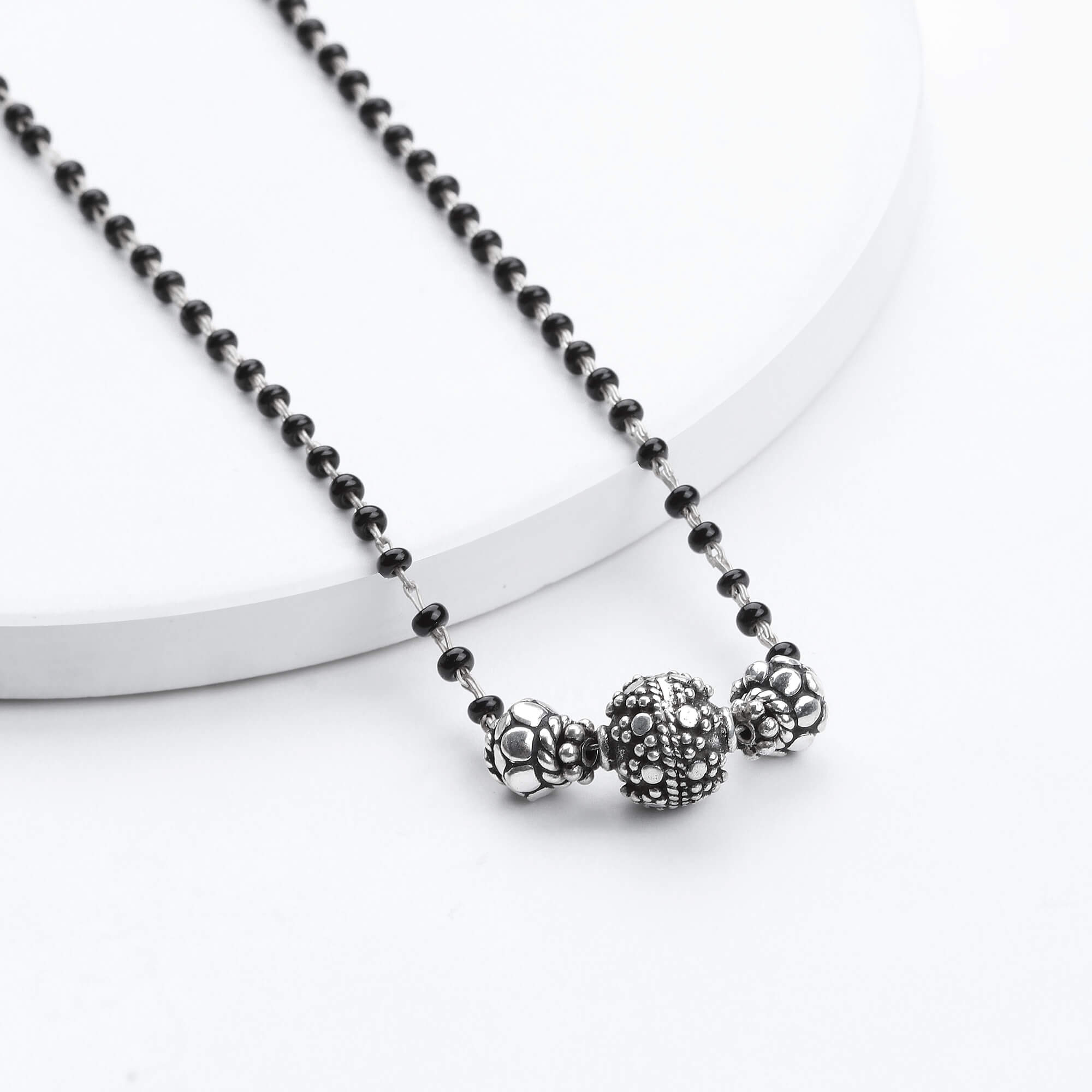 Traditional silver tribal mangalsutra - Image 3