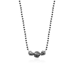Traditional silver tribal mangalsutra
