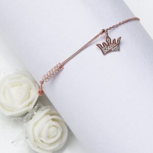 Anushka sharma rose gold crown bracelet