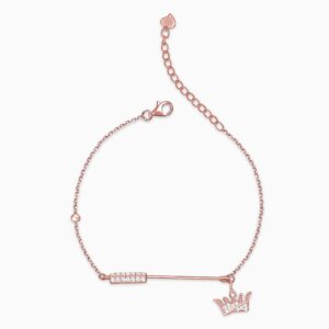 Anushka sharma rose gold crown bracelet