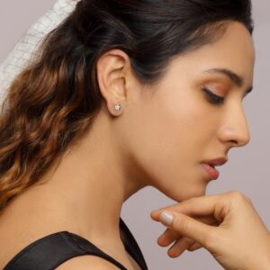 Golden star constellation studs