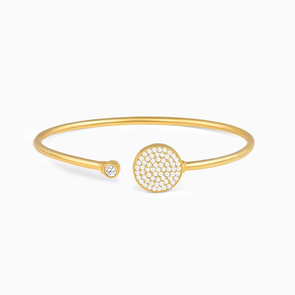 Golden Circular Studded Bracelet