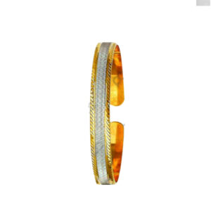 925 Silver Gold Plated Kada SK17
