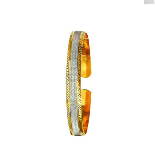 925 Silver Gold Plated Kada SK17