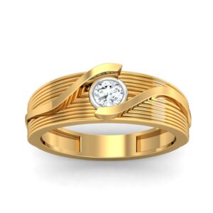 18K Gold Stylish Ring For Women