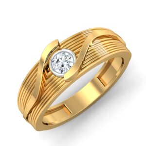18K Gold Stylish Ring For Women