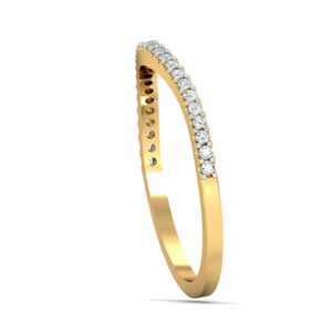 18K Gold Diamond Band