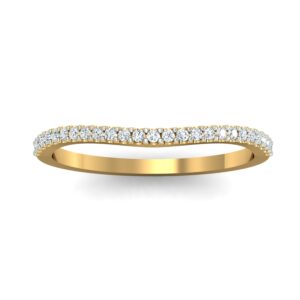 18K Gold Diamond Band