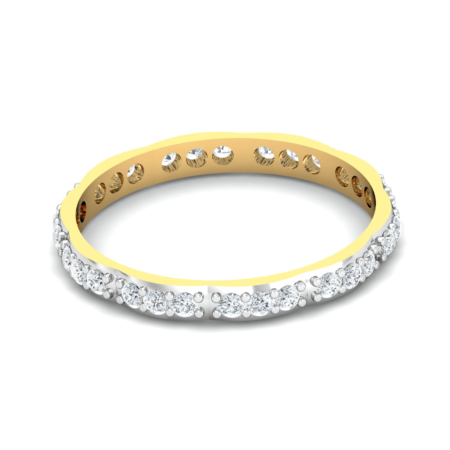 18K Gold Diamond Ring - Image 3