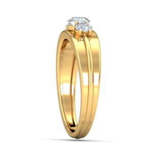 18K Gold Diamond Ring By Belle Diamante