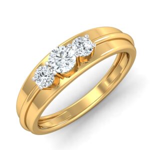 18K Gold Diamond Ring By Belle Diamante