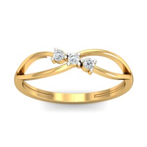 18K Gold Delicate Ring