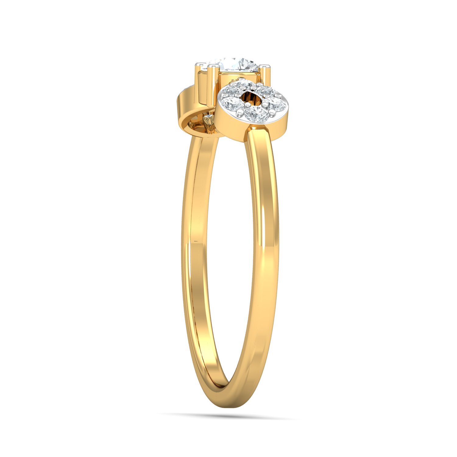 18K Gold Fancy Ring For Women - Image 4