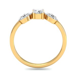 18K Gold Fancy Ring For Women