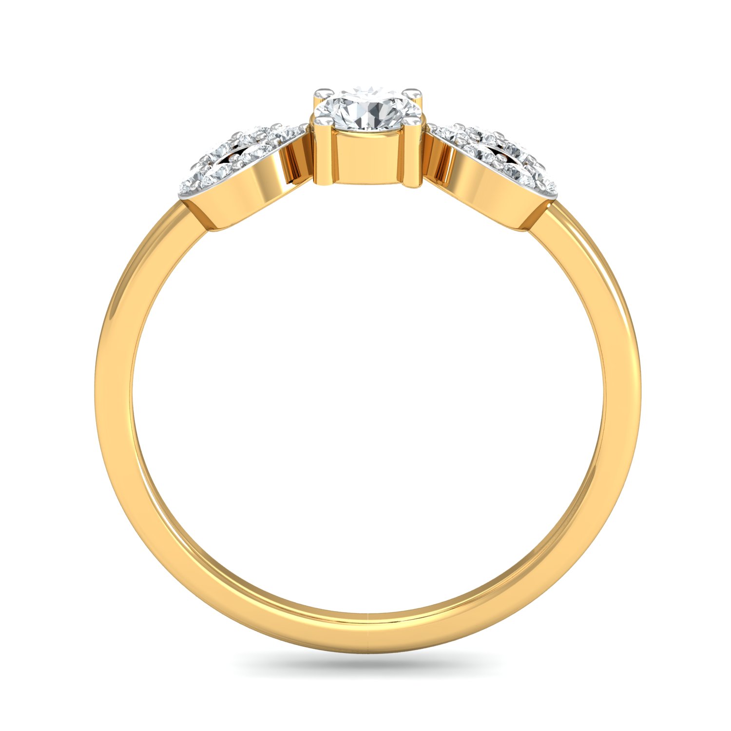 18K Gold Fancy Ring For Women - Image 3